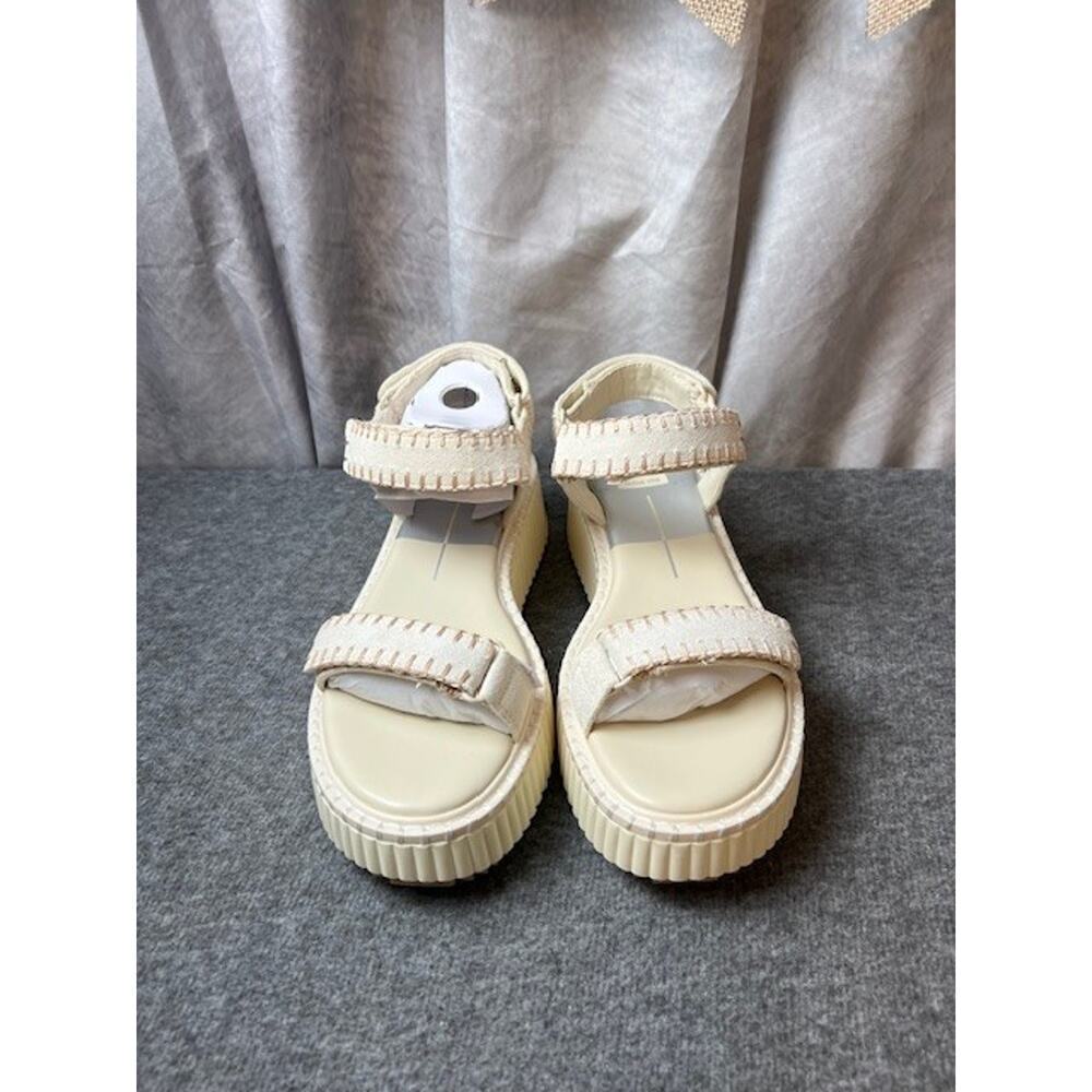 Dolce Vita Debra Ivory Suede Women’s Sandals size 8.5 Comfortable! NWB - Picture 4 of 8